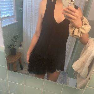 Free people asymmetrical hem top